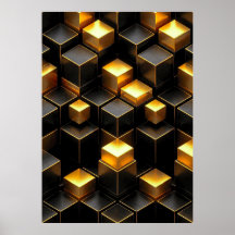 Goldene geometrische Schaltungstechnik Raumdekorat