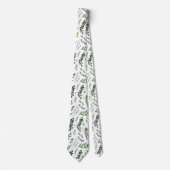 goldene geometrische Wasserfarbenhochzeit Krawatte (Vorderseite)