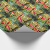 Goldene Geschenkboxen Geschenkpapier (Ecke)