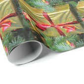 Goldene Geschenkboxen Geschenkpapier (Rolleneckpunkt)