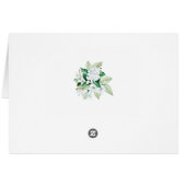 Goldene Gesichtsgrün Vielen Dank (Rückseite Horizontal)