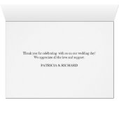 Goldene Gesichtsgrün Vielen Dank (Innenansicht Horizontal (Unten))