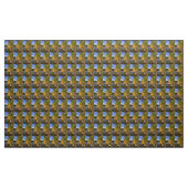 Goldene Gewässer Stoff (Yard (91,4 cm))