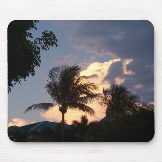 Goldene Gewitterwolke Mousepad (Vorne)