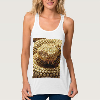 Goldene Giftviper Tank Top
