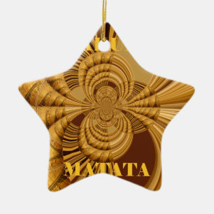 Goldene Giraffe Kunstdruckerei Keramikornament
