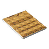 Goldene Giraffe Tiermotiv Kunst drucken Notizblock (angewinkelt)