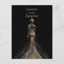 Goldene Girl-Back-Glitzer-Kleid mit schwarzem Hint