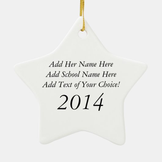 Goldene Girl-Strichmännchen Keramikornament (Hinten)