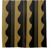 Goldene Gitarre Duschvorhang (Vorderseite)