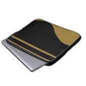 Goldene Gitarre Laptopschutzhülle (Vorne Knopf)