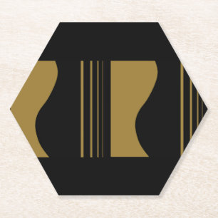 Goldene Gitarre Untersetzer