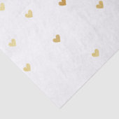 Goldene Glam-Herzen Seidenpapier (Detail)
