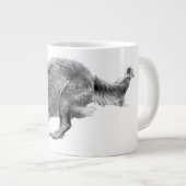 Goldene Glide in sanften Wintertönen Jumbo-Tasse (Vorderseite Rechts)