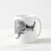 Goldene Glide in sanften Wintertönen Kaffeetasse (VorderseiteRechts)