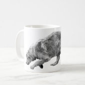 Goldene Glide in sanften Wintertönen Kaffeetasse (Vorderseite Links)