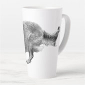 Goldene Glide in sanften Wintertönen Milchtasse (Rechte Ecke)