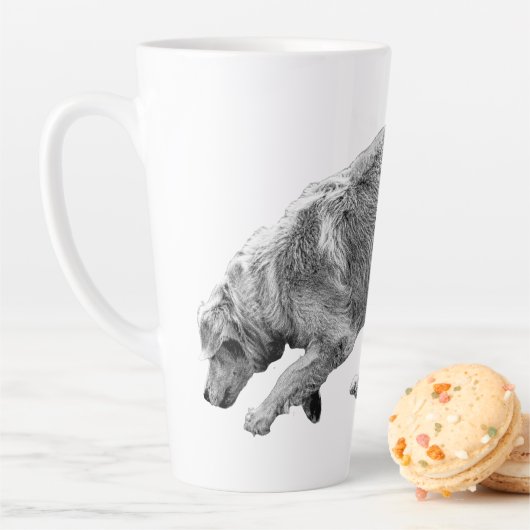 Goldene Glide in sanften Wintertönen Milchtasse (Beispiel)