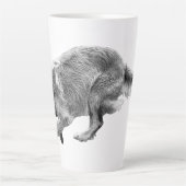 Goldene Glide in sanften Wintertönen Milchtasse (Vorderseite)