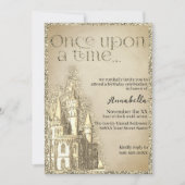 Goldene Glitzer Burg MASI - Museo d'arte della Svi Einladung (Vorderseite)