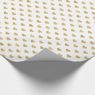 Goldene Glitzer Geschenkpapier