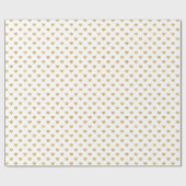 Goldene Glitzer Geschenkpapier (Flach)