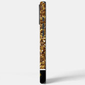 Goldene Glitzer Glitzern in der Sonne Case-Mate iPhone Hülle (Rückseite / Links)