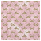 Goldene Glitzer Krone Stoff (Muster)