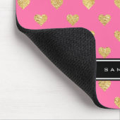 Goldene Glitzer Mousepad (Ecke)