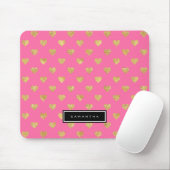Goldene Glitzer Mousepad (Mit Mouse)