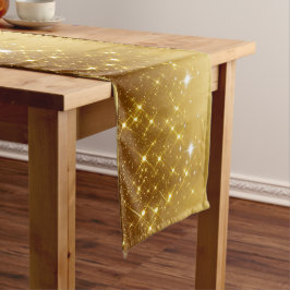 Goldene Glitzer Paradies für Kletterhexen: Kurzer Tischläufer