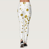 Goldene Glitzer schön Leggings (Rückseite)