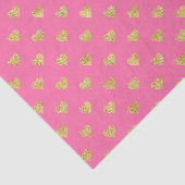 Goldene Glitzer Seidenpapier (Ausschnitt)