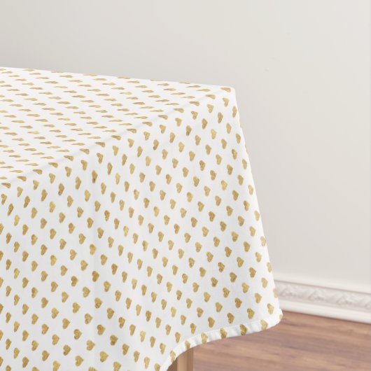 Goldene Glitzer Tischdecke (Beispiel)