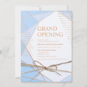 Goldene Glitzer Typografie Restaurant Eröffnung Einladung (Vorderseite)