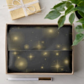 Goldene Glitzern und Sterne Seidenpapier (Geschenk)