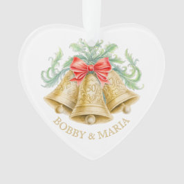 Goldene Glocken 50. Hochzeitstag Brauch Ornament