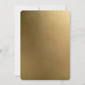 Goldene Glocken Weihnachtsfeier Einladung (Rückseite)