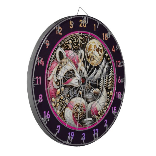 Goldene Glühbirne Dartscheibe (Vorderseite Links)