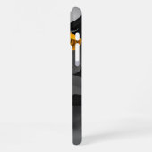 Goldene Glühblüten iPhone Hülle (Linke Seite)