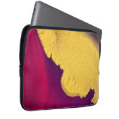 Goldene Glut Abstrakt Laptopschutzhülle (Vorne Rechts)