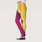 Goldene Glut Abstrakt Leggings (Links)