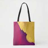 Goldene Glut Abstrakt Tasche (Vorderseite)