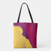 Goldene Glut Abstrakt Tasche (Rückseite)