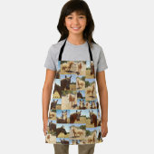 **"Goldene Gnade: Ein Palomino-FotoCollage"** Schürze (Insitu)