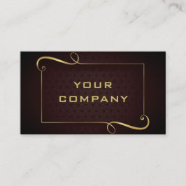 Goldene Gold Berufliche Visitenkarte