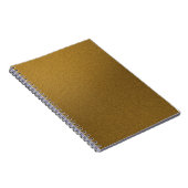 Goldene, goldfarbene, elegante Textur Notizblock (Rechte Seite)