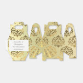 Goldene Goldklee Geschenkschachtel (Ungefaltet)