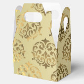 Goldene Goldklee Geschenkschachtel (Geöffnet)