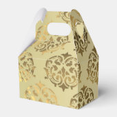 Goldene Goldklee Geschenkschachtel (Vorderseite)